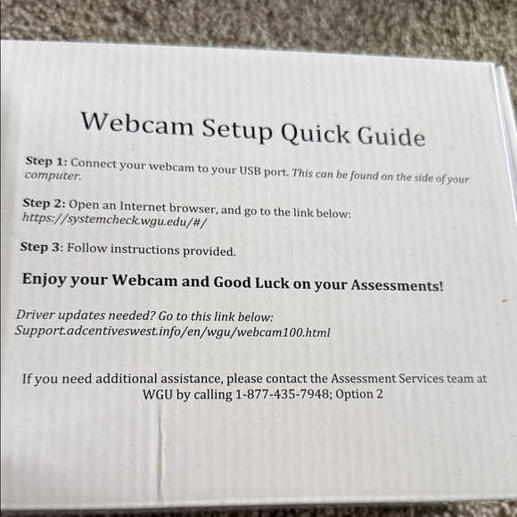 Webcam Setup Quick Guide - Picture 6 of 6